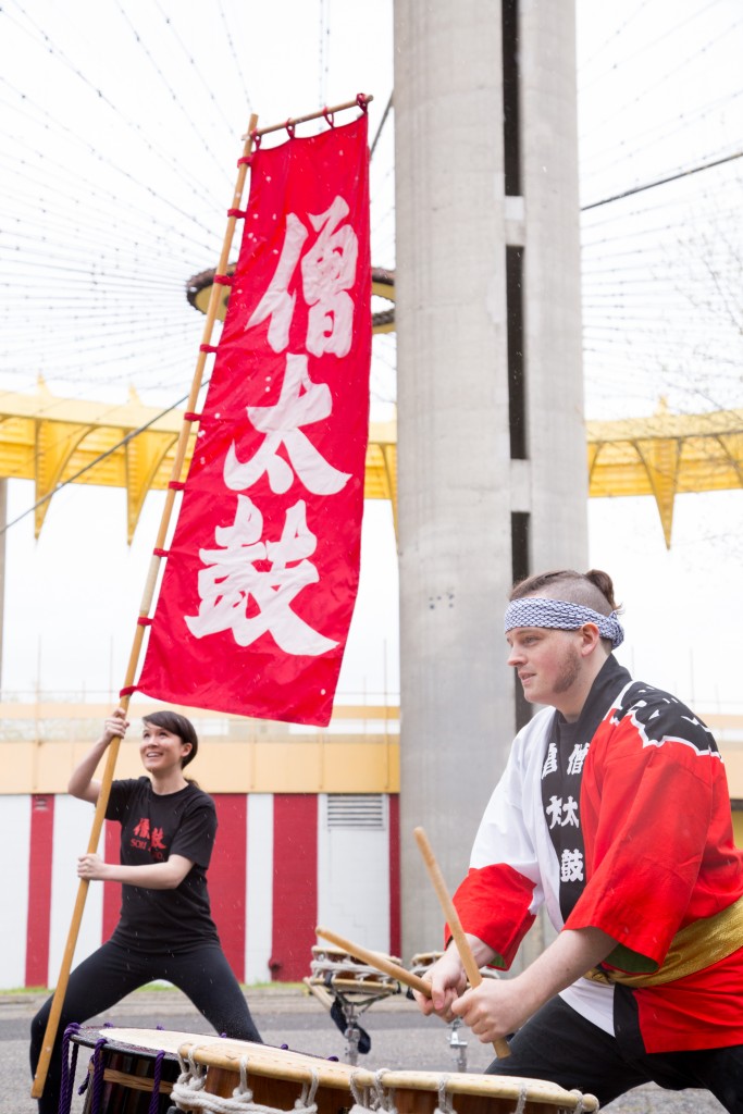 Anna Croteau and Mac Evans at the 2016 JAA Sakura Matsuri. Photo courtesy of Masao Katagami.