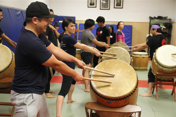 Workshop participants at the Soh Daiko workshop!