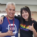 Soh Daiko member with workshop leader Kenny Endo