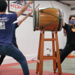 New probationary members, Patrick and Jodi, learning Hachidan-uchi