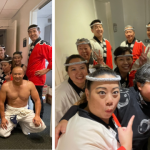 Soh Daiko with members of Miyakejima Geinou Doushikai and Tiffany Tamaribuchi